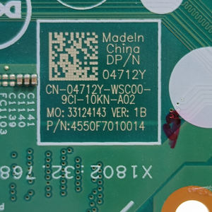 04712Y Original nouveau pour Dell Inspiron 5480 5482 5488 5580 5582/Vostro 5481 5581 carte mère i7-8565U 940MX 17859 - Product Image 3