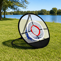 Filet de golf portable et pliable pour l'entraînement, en nylon, pour l'intérieur et l'extérieur