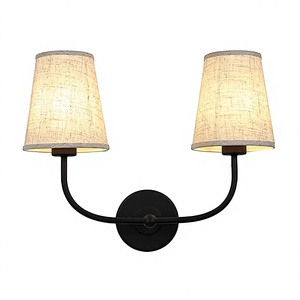 Zhongshan Wholesale Modern Led <b>Wall</b> Lamp Home Decor Beige Lighting Hotel Rooms Bedroom Iron E26 <b>Wall</b> <b>Light</b> - Product Image 3