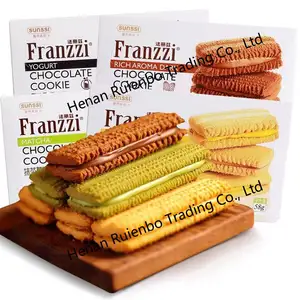 F/A/R/I/Z 58G Ijs Biscuit Sandwich Koekjes Individueel Verpakt Biscuit Snack Voedsel