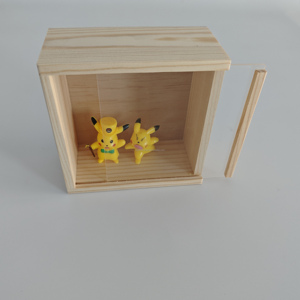 Giá Rẻ Giá Moq 100 Pcs Tùy Chỉnh Kích Thước Đa Chức Năng Thông Tự Nhiên Bằng Gỗ Lưu Trữ Hộp Trượt Acrylic Nắp Đánh Bóng Hộp Quà Tặng - Product Image 5