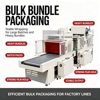 Machine de thermoformage pour film PE de type manchon, conception latérale évidée, emballage esthétique et étanche pour boîtes en mousse express