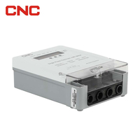 Meteran Listrik Elektronik Kwh Satu Fasa 2 Kawat Din Rail Amperemeter AC IP54