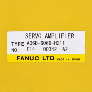 A06B-6066 serie giappone originale fanuc ac servo unità di azionamento A06B-6066-H211