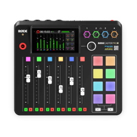 Tarjeta de Sonido e Interfaz de Audio Rode Caster Pro II de 4 Canales XLR a USB con Salida Estéreo para Mezcla en Vivo
