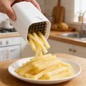 Machine manuelle en plastique pour couper les frites, coupe-pommes de terre, coupe-frites - Product Image 2