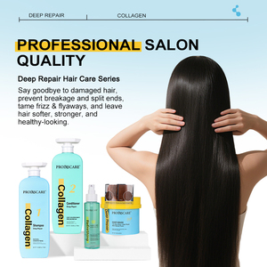 Bộ sản phẩm chăm sóc tóc collagen hữu cơ, phục hồi sâu tóc hư tổn, nuôi dưỡng và cấp ẩm, với thành phần collagen và keratin. - Product Image 6