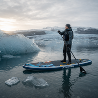 Pack de planche de SUP tout-terrain pour le surf en extérieur avec pompe manuelle, corde de sécurité, triple aileron, sac de rangement étanche, capacité de charge de 400 kg