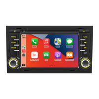 Autoradio 4 cœurs avec écran HD 7 pouces, WiFi, Carplay sans fil, Android Auto, radio FM, lecteur DVD de voiture, autoradio Apple Carplay pour Audi A4