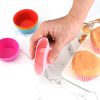 Großhandel hitze beständige Kuchen form Silikon wieder verwendbare Kuchen form Backen Gebäck Werkzeuge für Kuchen Dekorieren