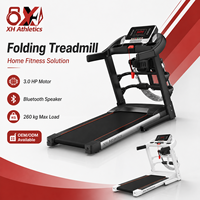 Caminadora Eléctrica Profesional para el Hogar y Uso Comercial, Equipo de Gimnasio y Fitness, Plegable, con Motor, Pantalla LED, para Correr y Ejercicios Elípticos