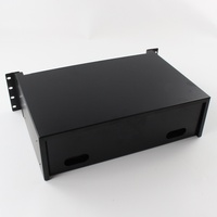 Kotak Terminal Optik 96-Core Lengkap 96-Port 4U untuk Penyambungan Kabel TV Siaran G652D Sc/APC FC 4U Peralatan Serat Optik