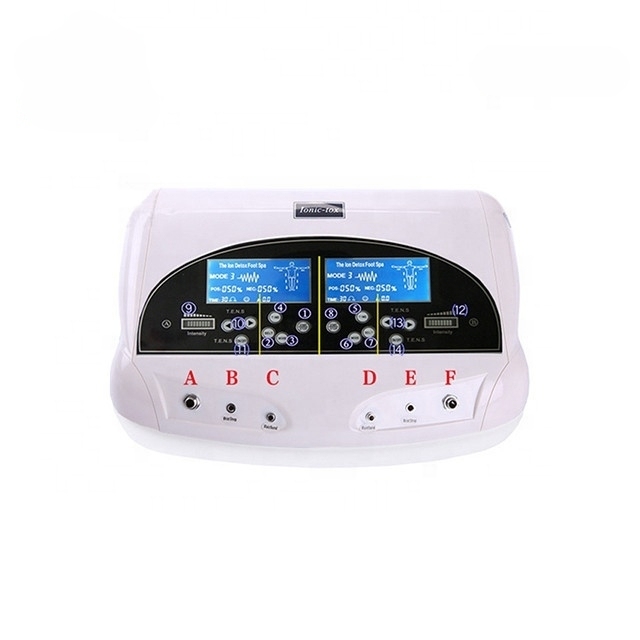 Negative Ion Care Ionic Detox Footbath Electric Foot Massage Machine ABS Material CE Certified Home Use White Color Box 1 Year