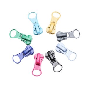 # 5 curseurs de fermeture éclair modernes en résine noire à verrouillage automatique pour vêtements, manteaux et uniformes scolaires - Product Image 3