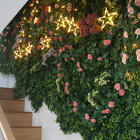 E07081 Vente en gros de plantes, plantes d'intérieur, mur végétal, toile de fond en herbe d'extérieur, mur en herbe artificielle pour la décoration de magasin