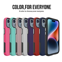 Pour Apple iPhone 15 antichoc TPU + PC étui rigide pour iPhone 14 16 Plus 13 12 11 Pro Max coque de protection anti-chute pour téléphone