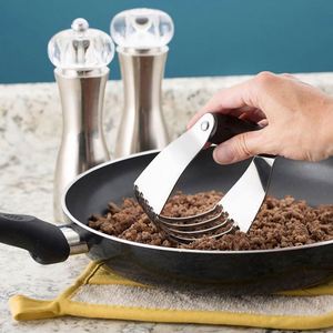 Home and Kitchen Stainless Steel Food Processor Cutter Pastry <b>Baking</b> Tool Manual Kneading Bread Dough Mixer Blender - Product Image 3