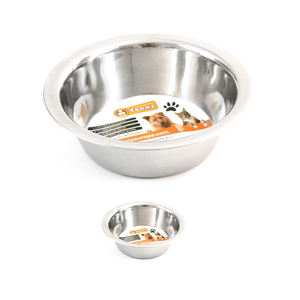 Gamelle pour chien en acier inoxydable massif antidérapante 17CM, portable, surélevée, pour voyage et extérieur - Product Image 3