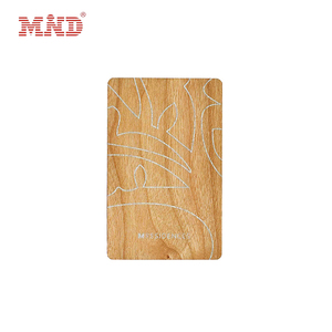NFC khách sạn bằng gỗ tre thẻ chìa khóa <span class=keywords><strong>13.56</strong></span> MHz <span class=keywords><strong>Mifare</strong></span> siêu nhẹ C 50pf kiểm soát truy cập thẻ chìa khóa - Product Image 2