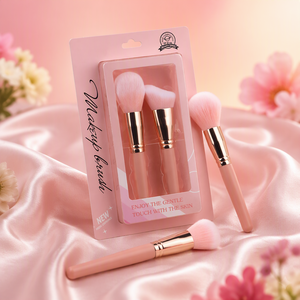 New Arrival 2 Pack Cosmetic <strong>Brushes</strong> Soft Fluffy Face Blush Powder Makeup Tool for Starters - Product Image 4
