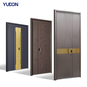 Offre Spéciale Moderne Extérieur 135 Degrés Ouverture Insonorisé Prévention Des Incendies En Fer Forgé Entrée <span class=keywords><strong>Villa</strong></span> Zinc Acier Alliage Porte 3D Conception - Product Image 2