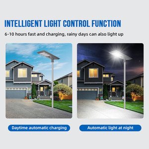 <strong>Cheap</strong> Energy Saving Outdoor Waterproof Aluminum IP65 100W 200W 300W Integrated Module Solar LED Street <strong>Light</strong> - Product Image 3