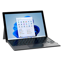 Harga Pabrik Keyboard Nirkabel Bt Mini Lipat Ultra Tipis dengan Lampu Latar RGB 7 Warna, Touchpad, dan USB-C untuk Surface Pro 7/8