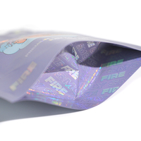 Sachets d'emballage Doypack en plastique refermables à fermeture éclair, anti-odeur, en Mylar et feuille d'aluminium, personnalisables, 3.5g 7g 14g 28g 1oz