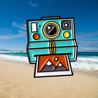 Superbe cadeau : Épingles en émail rétro pour appareil photo, pour photographes et vlogueurs