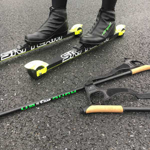 Ruedas de goma de aleación de aluminio nórdico al por mayor Roller Ski Classic y Skate <span class=keywords><strong>RollerSki</strong></span> - Product Image 4