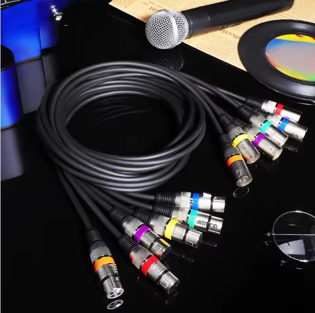 Dual Shielded Balanced Xlr Cables Male to Female Audio Cable 3 Pin Microphone Speaker Mixer Mic Cord Microphone XLR Cables