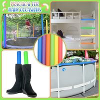 Flotteur de piscine en mousse EPE coloré, extra large, creux, adapté à la décoration de Noël, aux projets d'artisanat, au remplissage de pare-chocs
