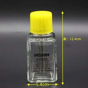 100% métal pompe ESD matériaux d'emballage verre solvant distributeur bouteille d'alcool belle 120ml carré presse à ongles bouteille en gros - Product Image 3