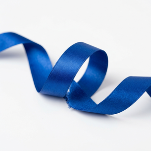 Cinta de Satén Azul Rey de 12 mm de Una Cara, Fabricante de Fábrica, Paquete de 10 Rollos x 8 Metros para Decoración de Graduaciones y Ceremonias de Premiación al por Mayor - Product Image 4