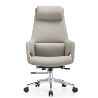 Chaise moderne de réunion de bureau en cuir blanc Mobilier modulaire bon marché Mobil pour visiteurs à vendre en maille PU et métal