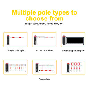 주차 시스템 헤비 듀얼박스 드롭 야외 철도 건널목 도로 붐 자동 주차 배리어 게이트 - Product Image 6