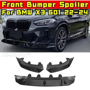 สปอยเลอร์กันชนหน้ารถยนต์ ชิ้นส่วนตกแต่งสำหรับ BMW X3 G01 2022-2024 ฝาครอบป้องกันกันชน อุปกรณ์ตกแต่งรถยนต์ - Product Image 2
