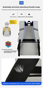 <span class=keywords><strong>Mochila</strong></span> <span class=keywords><strong>de</strong></span> viaje grande informal elegante con fiambrera <span class=keywords><strong>impermeable</strong></span>, bolsa <span class=keywords><strong>antirrobo</strong></span> para ordenador portátil, equipaje <span class=keywords><strong>de</strong></span> mano plegable duradero para negocios <span class=keywords><strong>de</strong></span> trabajo - Product Image 5