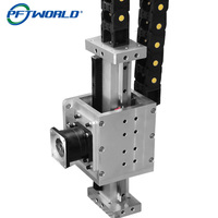 CL60 Carré En Alliage D'aluminium Crémaillère Et Pignon Glissière Z-Axis Module De Levage Robot Truss Special Guide Rail Workbench