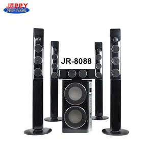 Sistema de <span class=keywords><strong>Altavoces</strong></span> de Cine en Casa 5.1 Técnico de Buen Precio 2024, Estilo de Alta Fidelidad en Oferta, Altavoz de Madera JR-8088 - Product Image 1