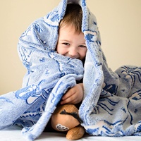 Jeté doux à motif personnalisé, dinosaure, enfants, luminescent dans le noir, polaire 100% polyester, couverture pour la maison quatre saisons