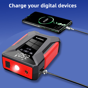 Di động nhảy-khởi động xe khẩn cấp bắt đầu cung cấp điện 12V ngân hàng điện 39800mAh máy nén xe <span class=keywords><strong>DC12V</strong></span> bơm và nhảy khởi động - Product Image 4