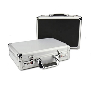 Custom <b>Briefcase</b> Metal Aluminum File Attache case for Lawyer - Product Image 2