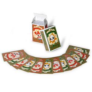 Cartes de poker personnalisées avec impression photo unique, finition coussin d'air, jeu de cartes imperméable pour les soirées jeux en famille - Product Image 1