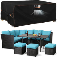 Werkswasserdicht 420D/600D Oxford Stoff Outdoor 10000 Wasserdruck Möbelbezüge Planen schutztisch Sofadecke