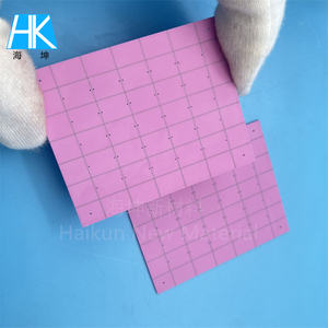 Lasers ch neiden Fein keramik Pink 96% Al2O3 Aluminium oxid Keramik Schreib platte/Substrat für Chip - Product Image 2