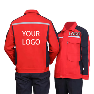 Kustom Logo High-Vis lengan panjang pakaian kerja tahan lama Konstruksi Industri seragam teknik untuk pakaian kerja - Product Image 5