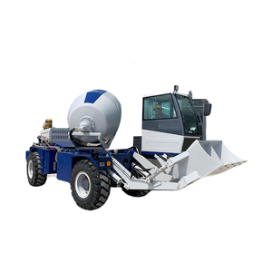 Camión Mezclador de Concreto Autocargable EL200 2Cmb Azul con Sistema Hidráulico Completo Accionado por Motor - Product Image 1