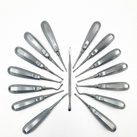 Ensemble d'instruments chirurgicaux dentaires en acier inoxydable, outils manuels à poignée moletée, classe I, certifié CE, couleur argent