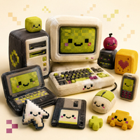 Giocattoli in Peluche Personalizzati Ecologici per Computer, Mascotte da Scrivania per Gaming OEM ODM, Basso MOQ e Campionatura Rapida